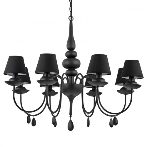 подвесная люстра ideal lux blanche sp8 nero в Волгограде