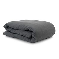 пододеяльник изо льна темно-серого цвета essential 150х200 в Волгограде