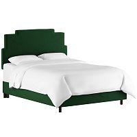 кровать двуспальная 180х200 зеленая paxton emerald velvet в Волгограде