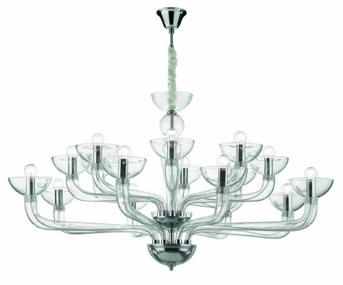 подвесная люстра ideal lux casanova sp16 trasparente в Волгограде