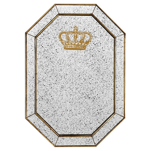 зеркало состаренное восьмиугольное с короной crown в Волгограде