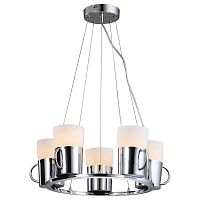подвесная люстра arte lamp brooklyn a9484sp-5cc хром в Волгограде