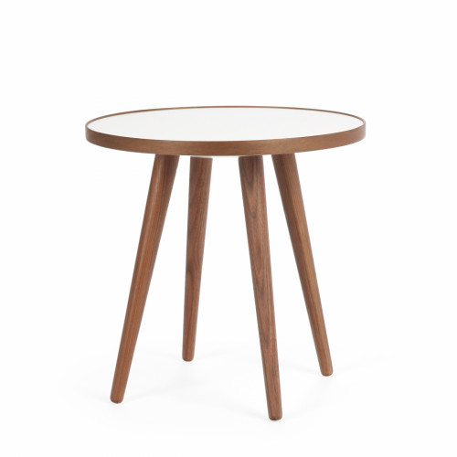 стол кофейный sputnik white and brown коичневый в Волгограде