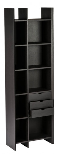 шкаф книжный mdhrrlb070rv коричневый в Волгограде
