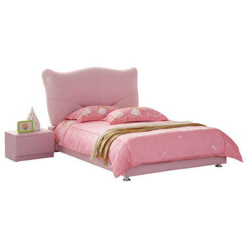 кровать pink leather kitty 90х200 в Волгограде