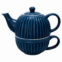 чайник с чашкой alice dark blue в Волгограде