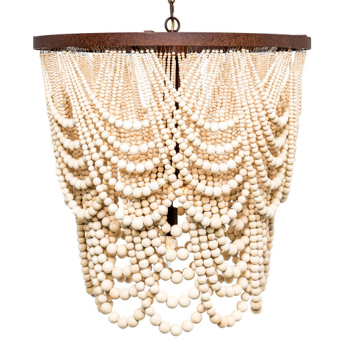 люстра «вандербилт» бусины из древесины нанизанные на нити в Волгограде