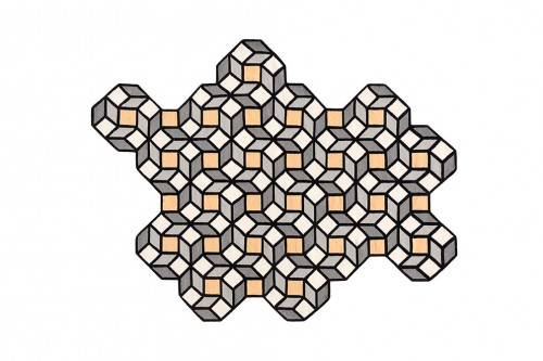 ковер parquet rhomb yellow 254x195 от gan в Волгограде