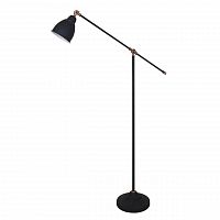 торшер arte lamp braccio a2054pn-1bk в Волгограде