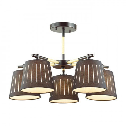 потолочная люстра odeon light nicola 4110/5 черная в Волгограде