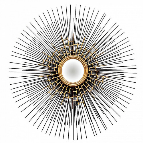 зеркало-солнце черное с золотом декоративное в Волгограде