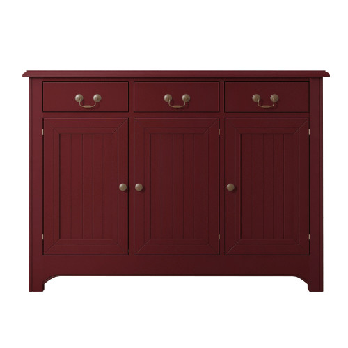комод bordo три двери красный в Волгограде