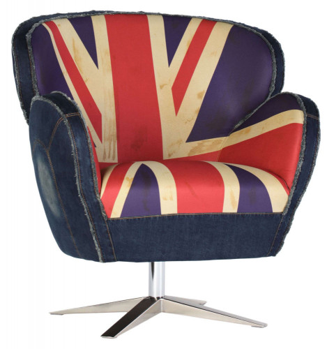 кресло aizek uk flag красное-синее в Волгограде