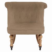 кресло amelie french country chair светло-коричневое в Волгограде