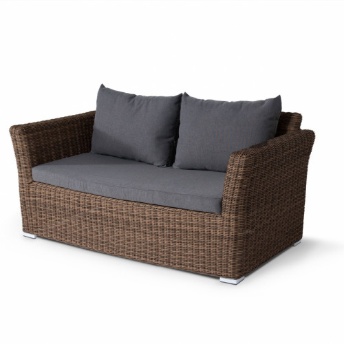 диван двухместный капучино коричневый в Волгограде