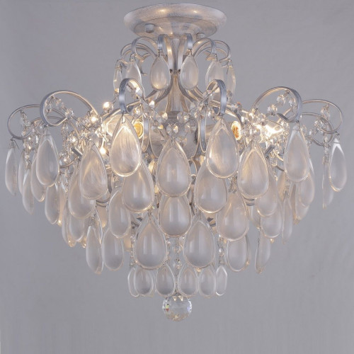 потолочная люстра crystal lux sevilia pl4 silver в Волгограде