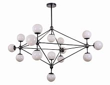 люстра modo 15 black+white черная, белые плафоны в Волгограде