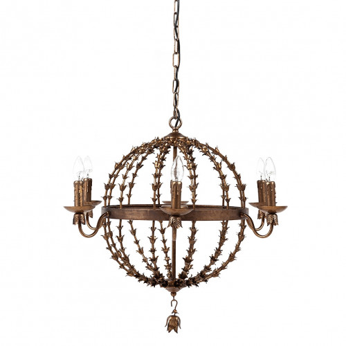 подвесная люстра-шар fiesta бронзовая в Волгограде