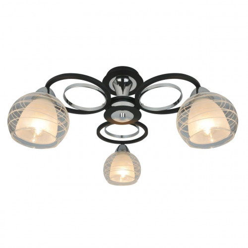 потолочная люстра arte lamp ginevra a1604pl-3bk в Волгограде