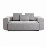 диван blok sofa 2 светло-серый от la forma (ex julia grup) в Волгограде