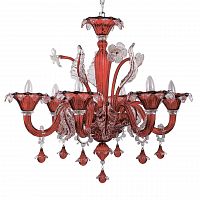 подвесная люстра ideal lux ca vendramin sp6 rosso в Волгограде