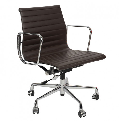 кресло eames style кофейная кожа в Волгограде