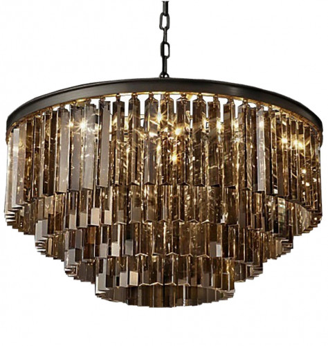 люстра odeon 4 rings smoke черное основание, дымчатое стекло в Волгограде