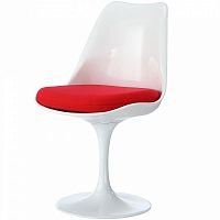 стул eero saarinen style tulip chair красная подушка в Волгограде