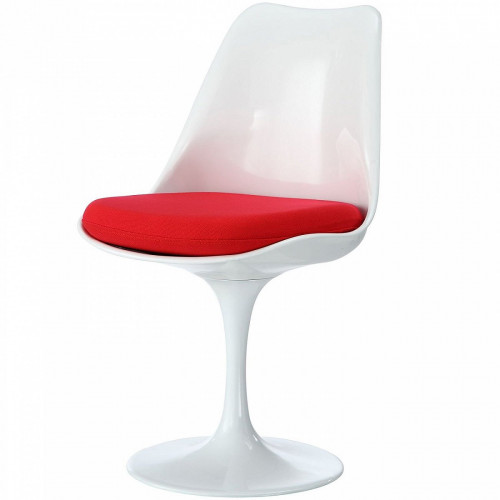 стул eero saarinen style tulip chair красная подушка в Волгограде