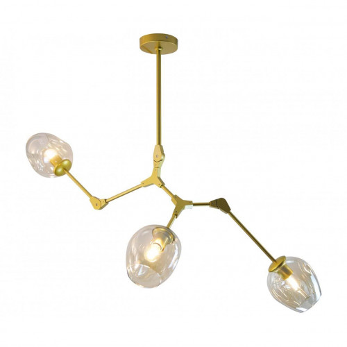 потолочная люстра kink light нисса 07512-3,33 янтарная в Волгограде
