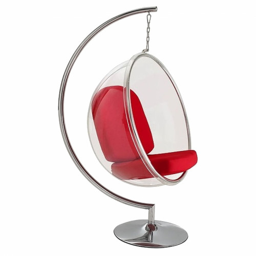 кресло bubble chair with stand красное в Волгограде