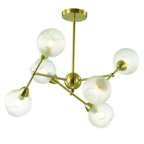 потолочная люстра lumion everly 3752/6c золото в Волгограде