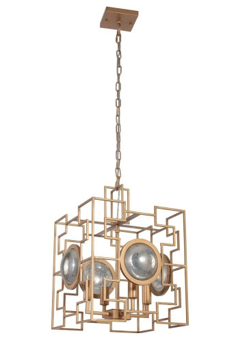 подвесная люстра crystal lux cuento sp4 gold в Волгограде