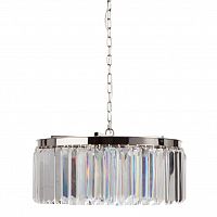 люстра rhys clear glass хром, прозрачная, чёрная в Волгограде