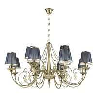 подвесная люстра odeon light niagara 3921/12 синяя в Волгограде